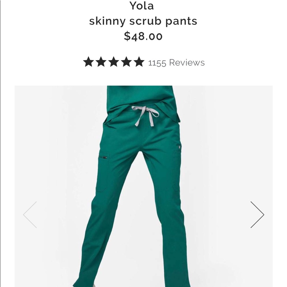 FIGS Yola Skinny Scrub Pants